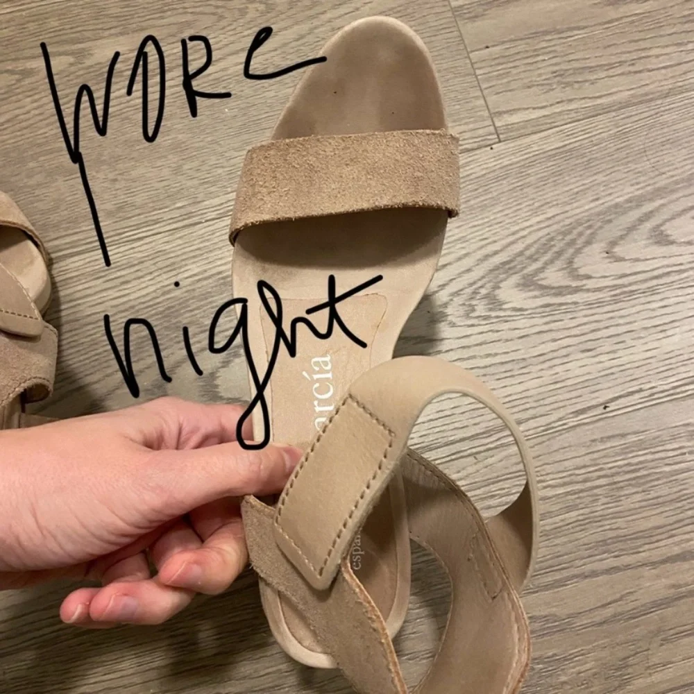 Pedro Garcia - Willa Sandals - Tan Suede Leather - Size EU38 - Pristine - Picture 12 of 15